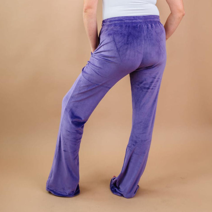 Tall Velour Lounge Pants- Purple