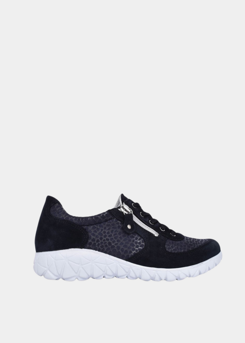 Waldlaufer Sporty Navy Blue Trainers