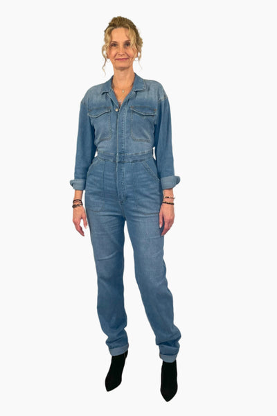 Rosie Tall Denim Jumpsuit