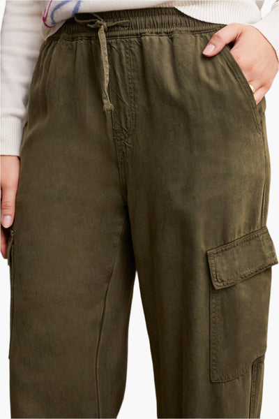 Tall Wide Leg Military Cargo Pant