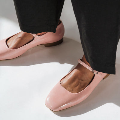 The Studio Mary Jane Blush Patent