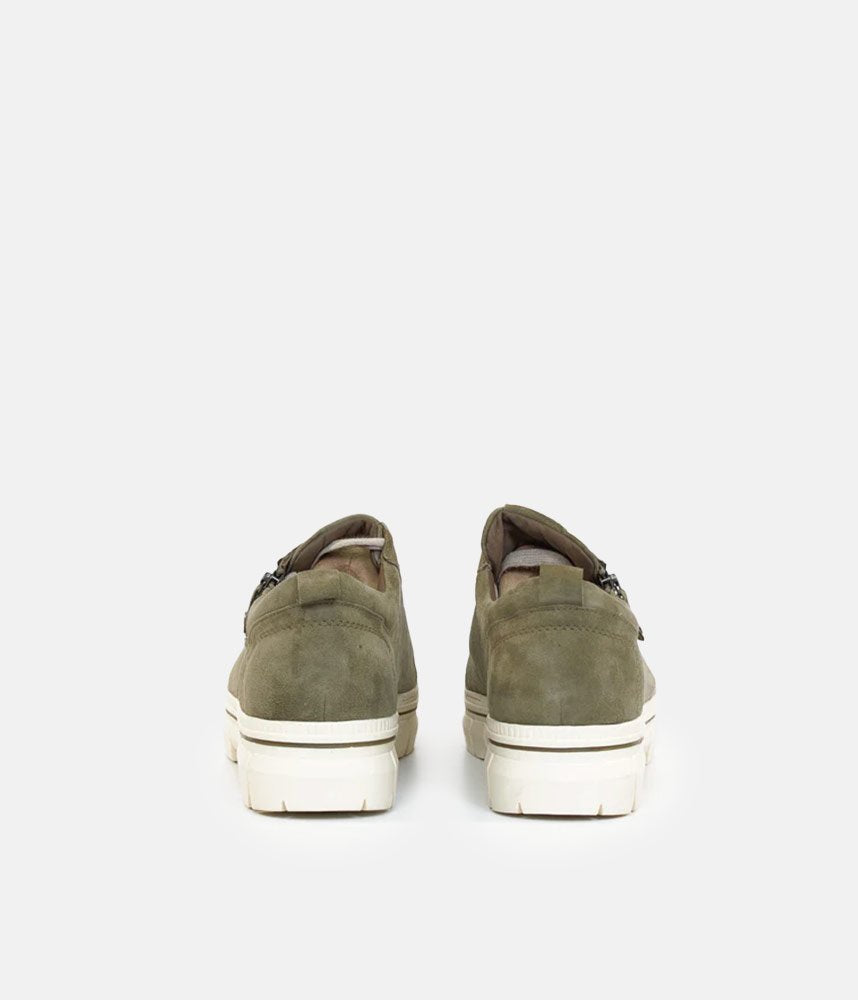 Tamaris Chunky Khaki Comfort Shoes