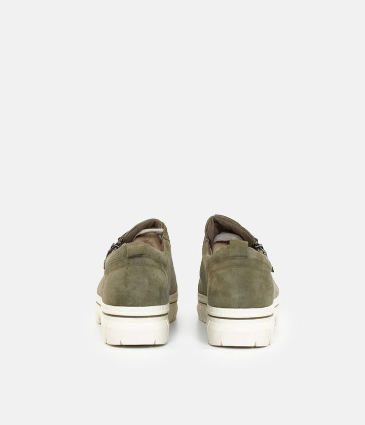 Tamaris Chunky Khaki Comfort Shoes