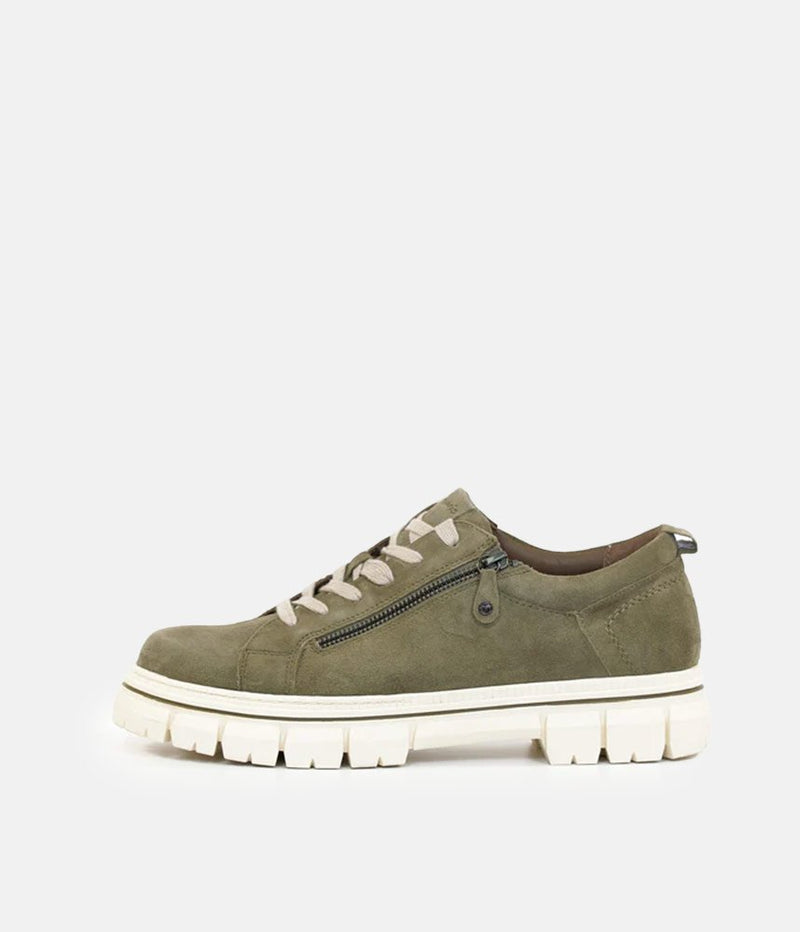 Tamaris Chunky Khaki Comfort Shoes