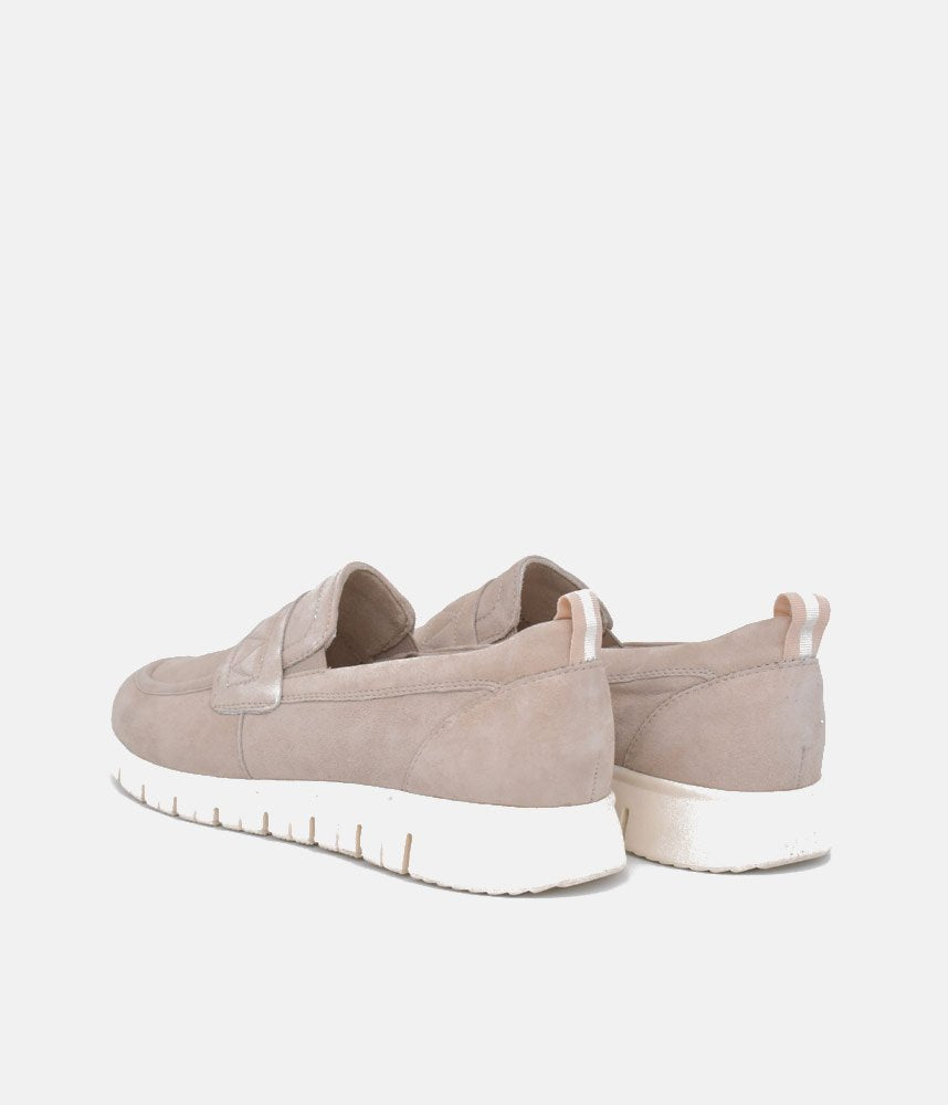 Tamaris Sporty Beige Slip On Trainers