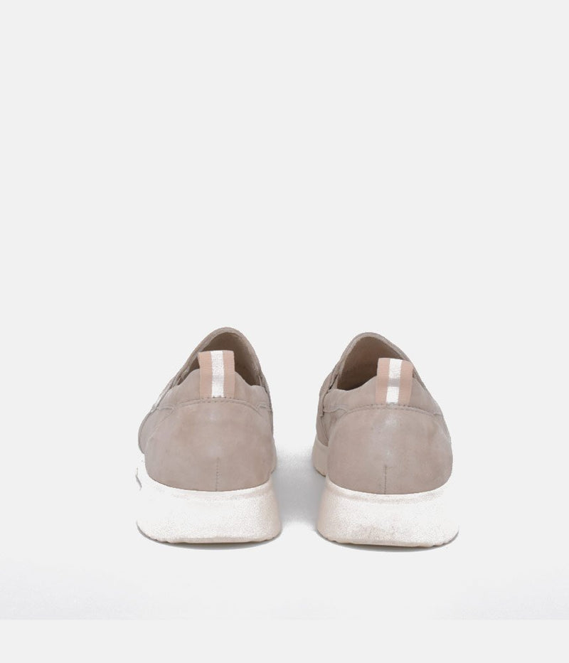 Tamaris Sporty Beige Slip On Trainers