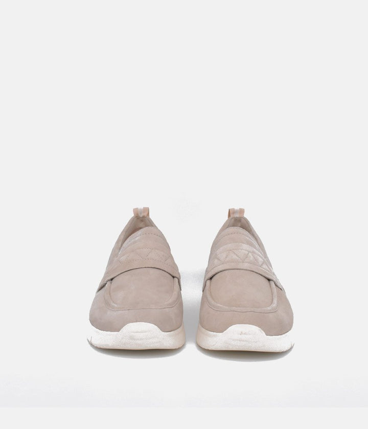 Tamaris Sporty Beige Slip On Trainers