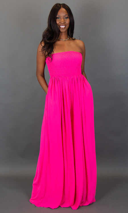 Venice Wide Leg Jumpsuit - Pink