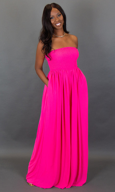 Venice Wide Leg Jumpsuit - Pink