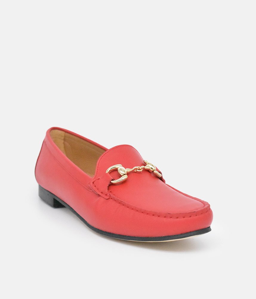 Vittoria Mengoni Premium Red Loafers