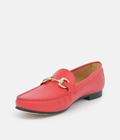 Vittoria Mengoni Premium Red Loafers