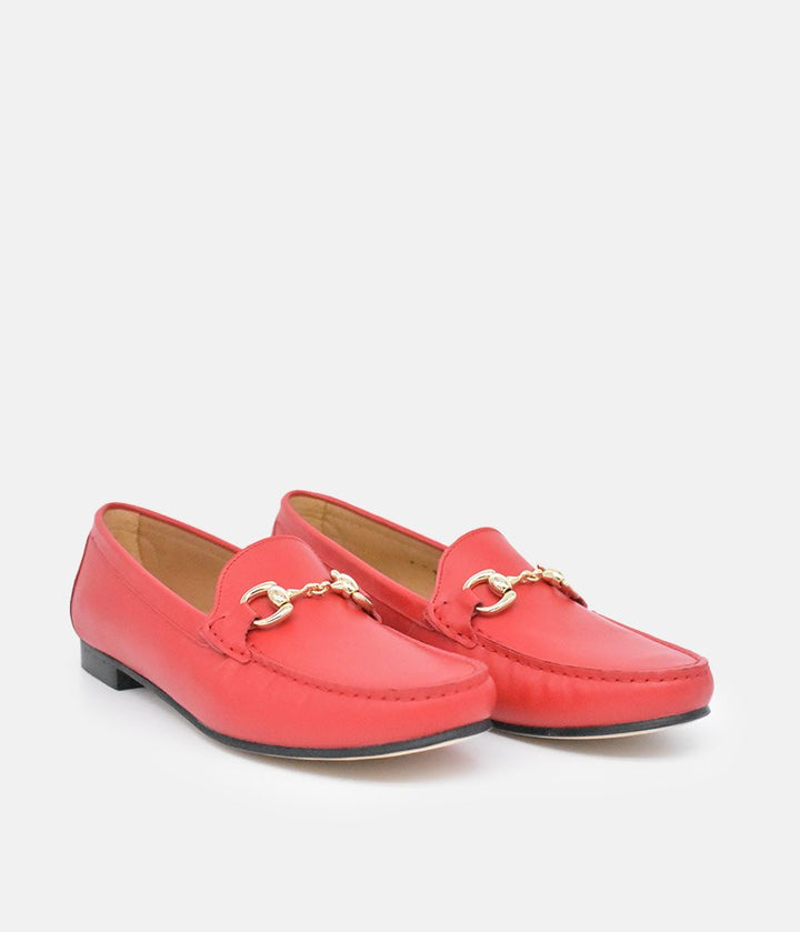 Vittoria Mengoni Premium Red Loafers