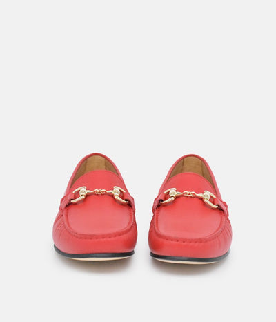 Vittoria Mengoni Premium Red Loafers