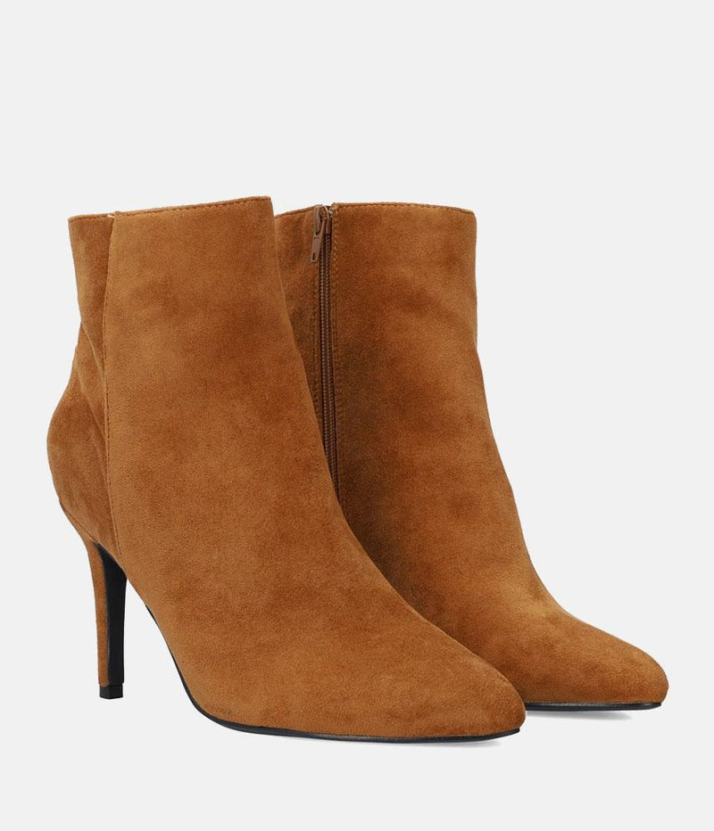 Sky High Tan Stiletto Heel Booties