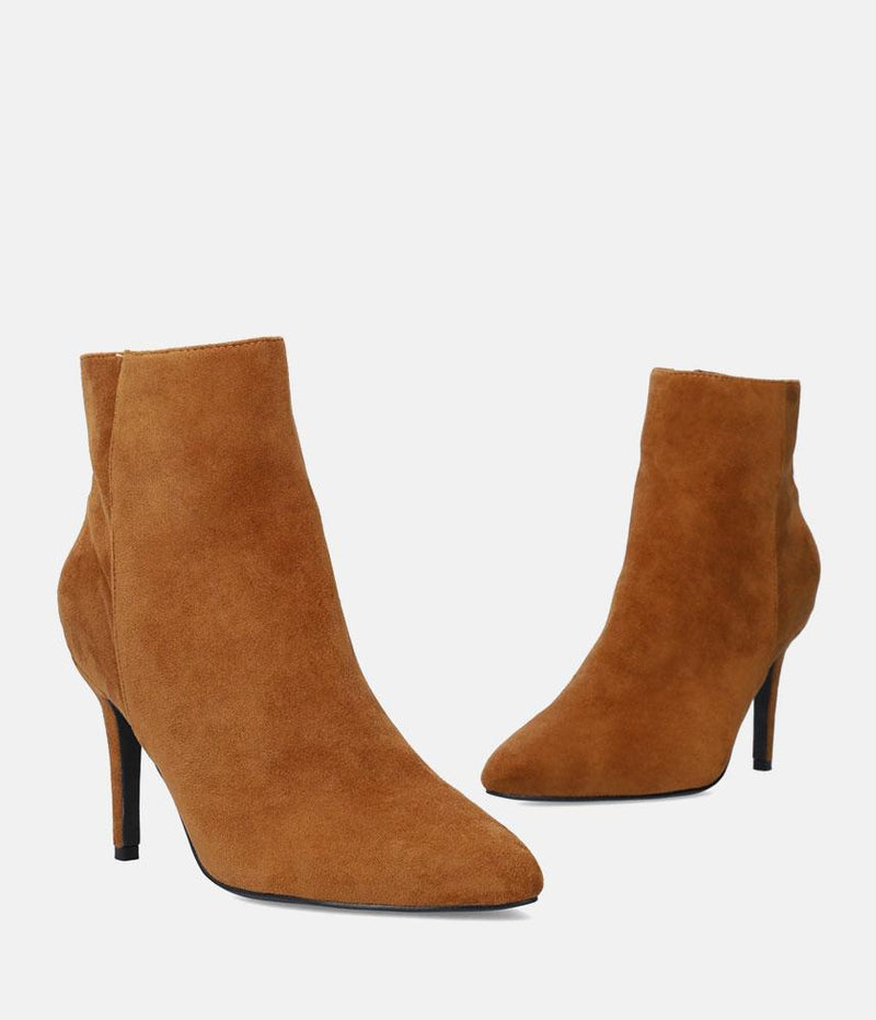 Sky High Tan Stiletto Heel Booties