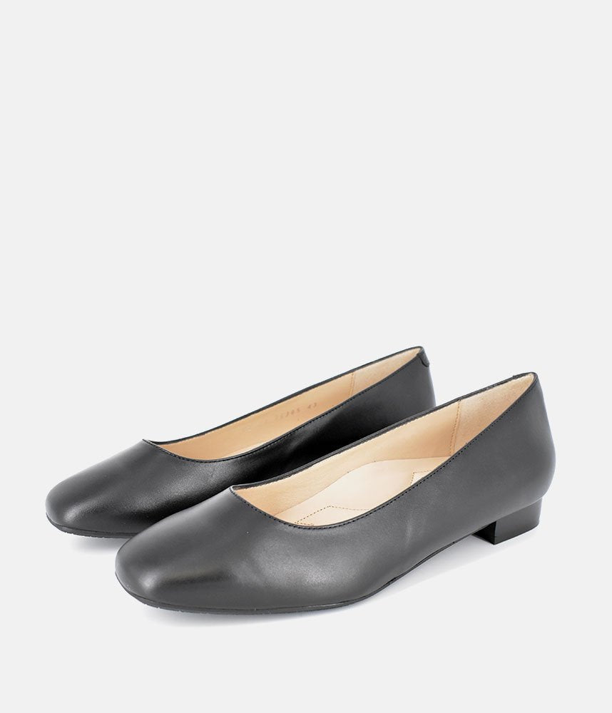 Cinderella Shoes Classic Black Low Heel Shoes