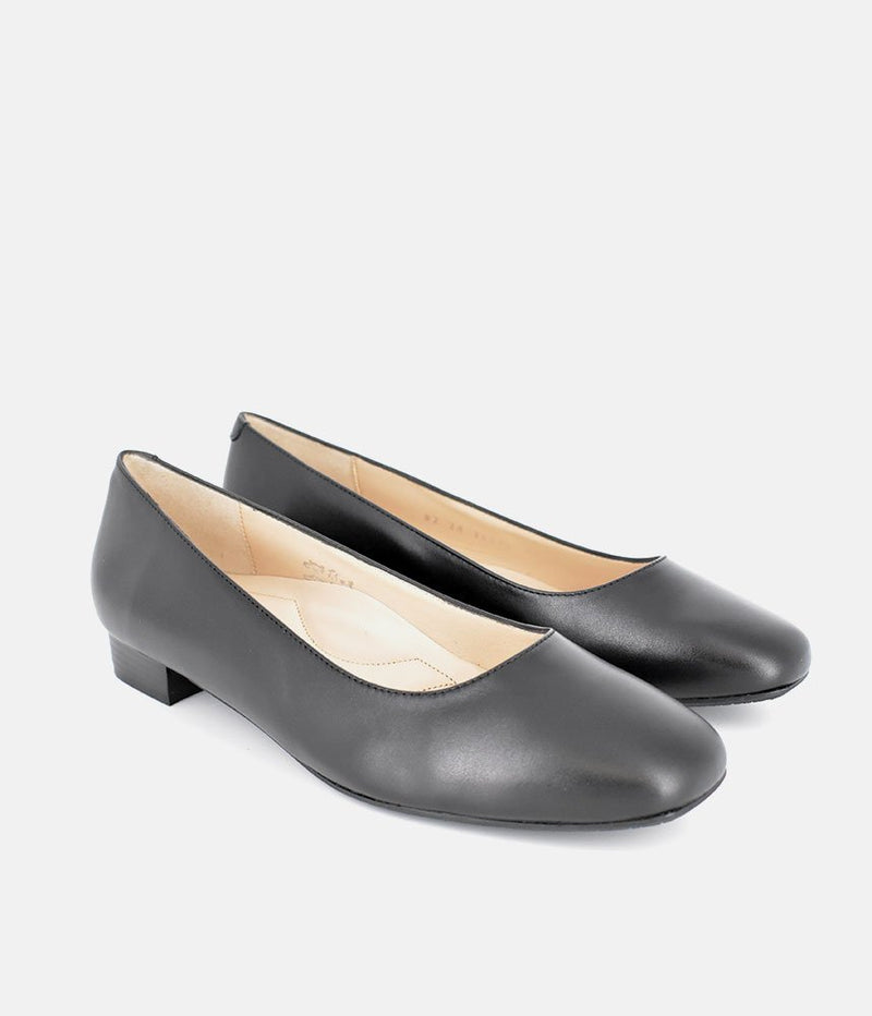 Cinderella Shoes Classic Black Low Heel Shoes