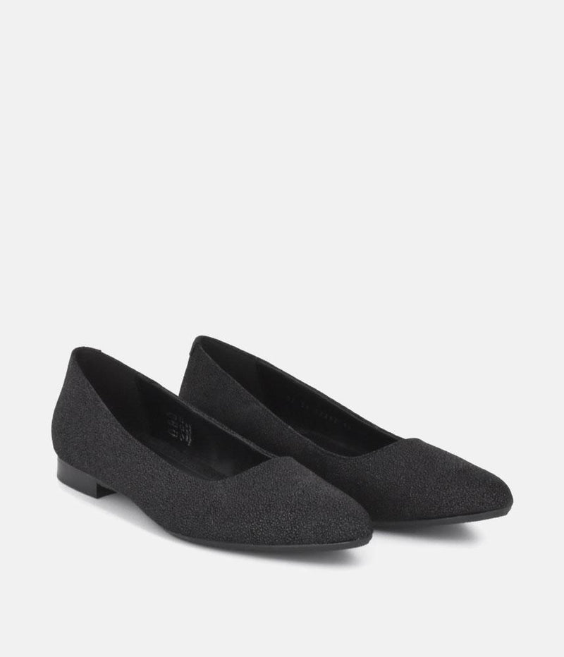 Cinderella Shoes Premium Pointy Black Ballet Flats