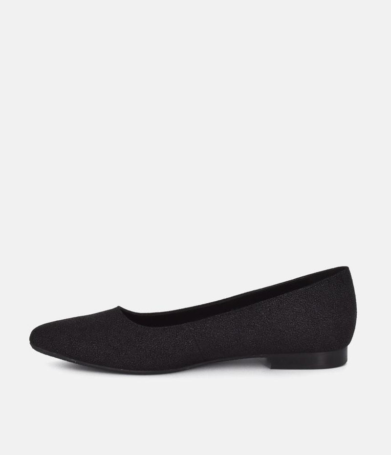 Cinderella Shoes Premium Pointy Black Ballet Flats