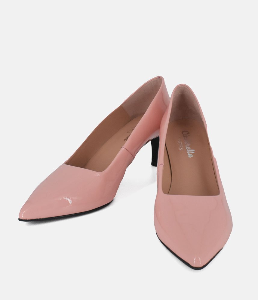 Cinderella Shoes Stylish Pink Patent Heels