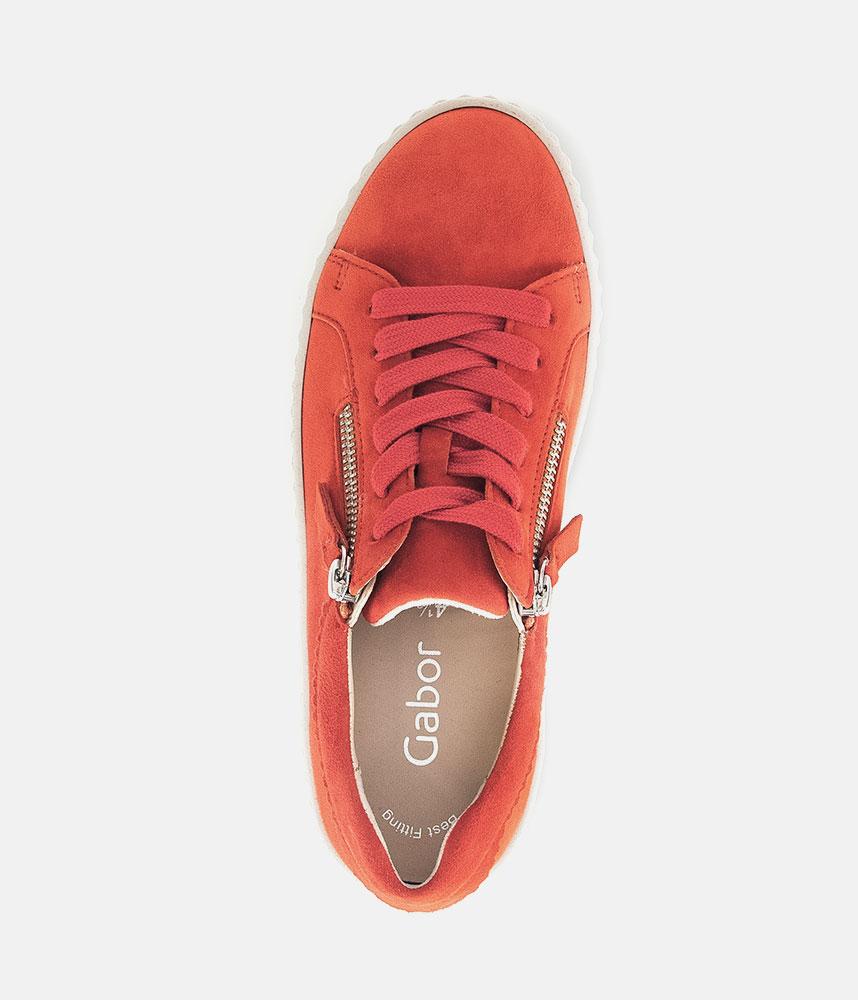 Gabor Chunky Pumpkin Orange Trainers