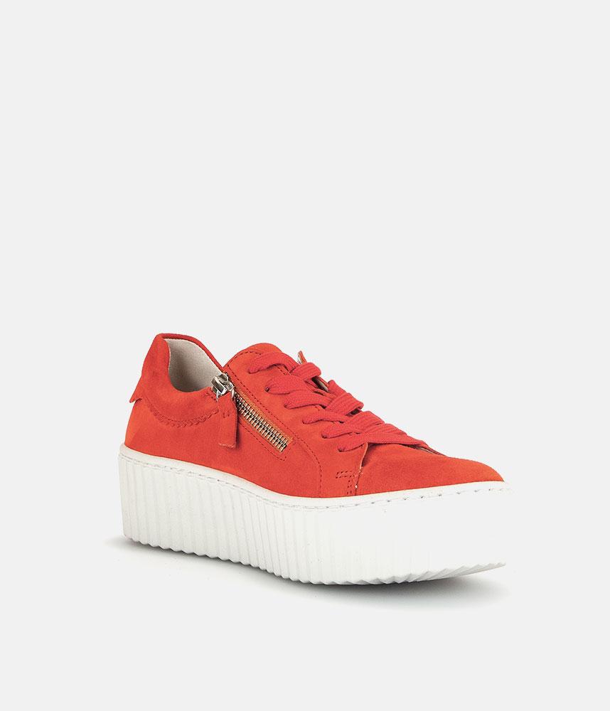 Gabor Chunky Pumpkin Orange Trainers