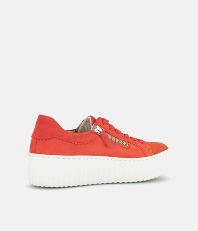 Gabor Chunky Pumpkin Orange Trainers