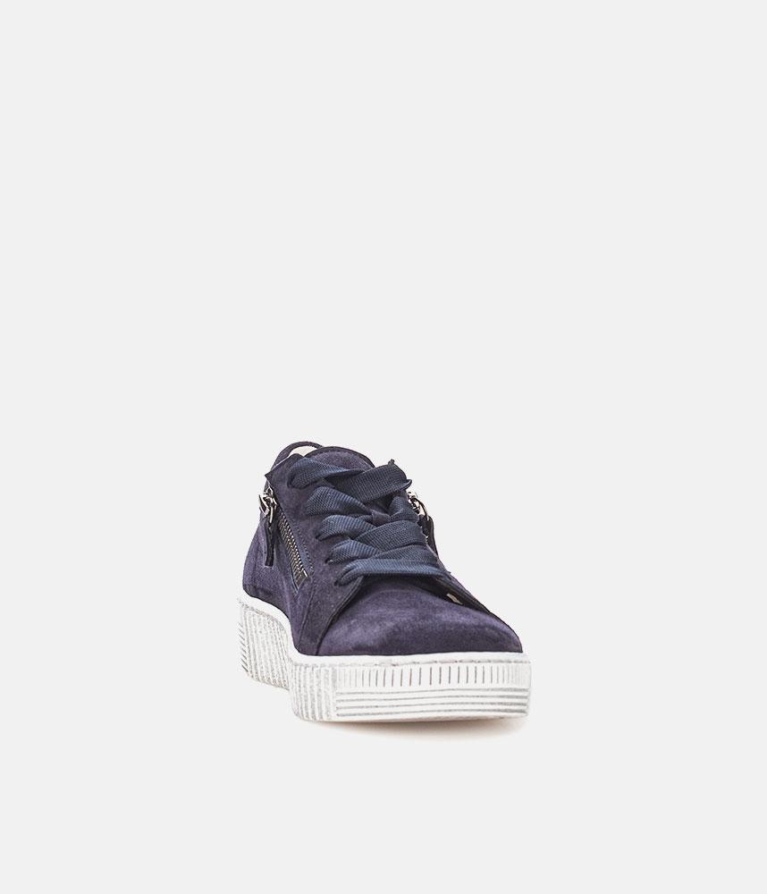 Gabor Chunky Navy Suede Trainers