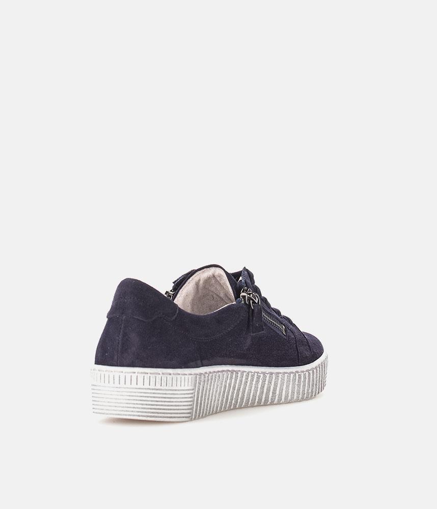 Gabor Chunky Navy Suede Trainers