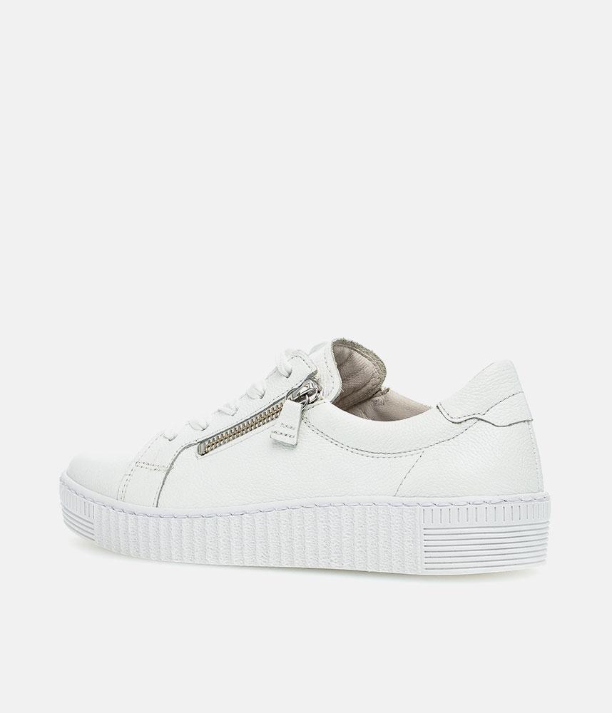 Gabor Classic White Leather Trainer