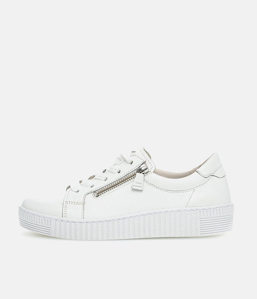 Gabor Classic White Leather Trainer