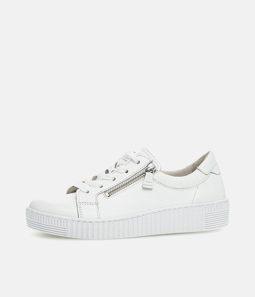 Gabor Classic White Leather Trainer