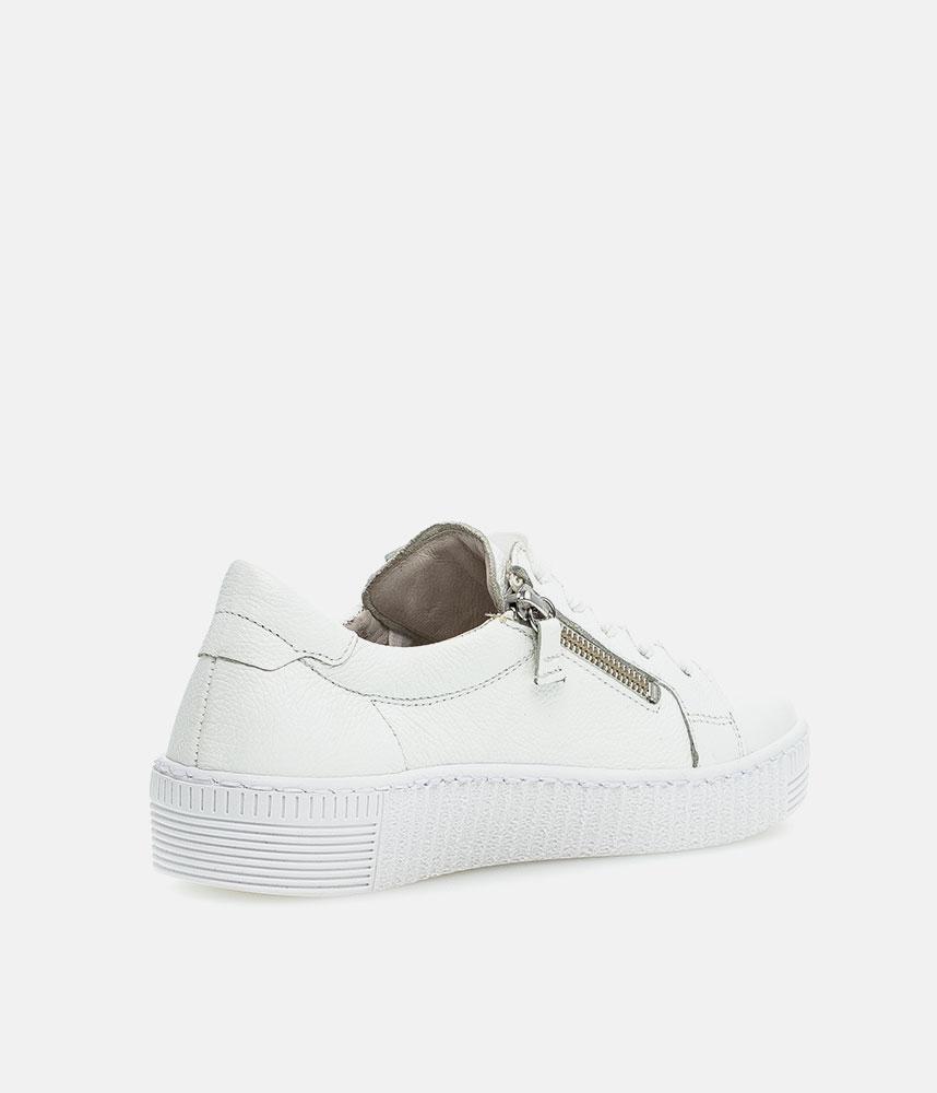 Gabor Classic White Leather Trainer