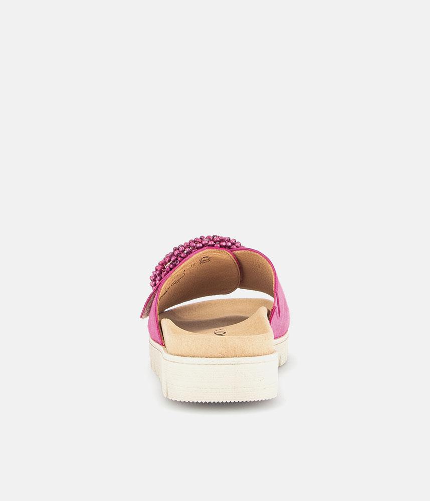 Gabor Stylish Pink Suede Mule Sandals