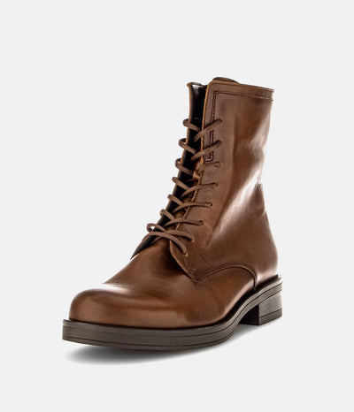 Gabor Classic Brown Leather Ankle Boots