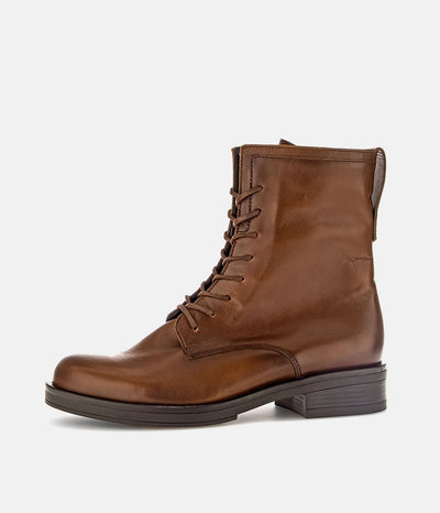 Gabor Classic Brown Leather Ankle Boots