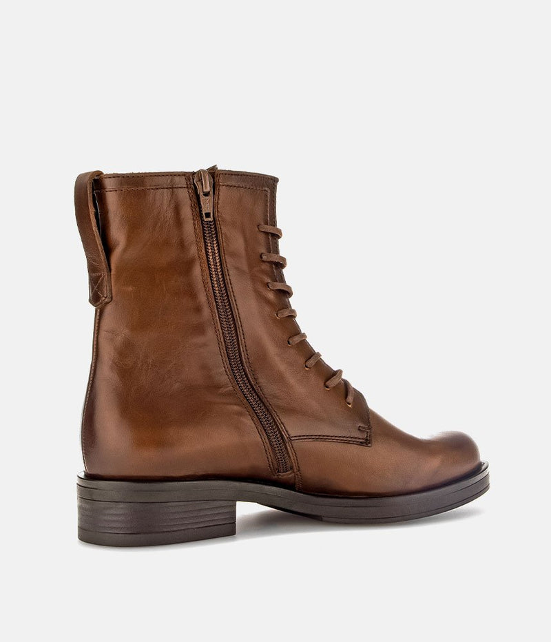 Gabor Classic Brown Leather Ankle Boots