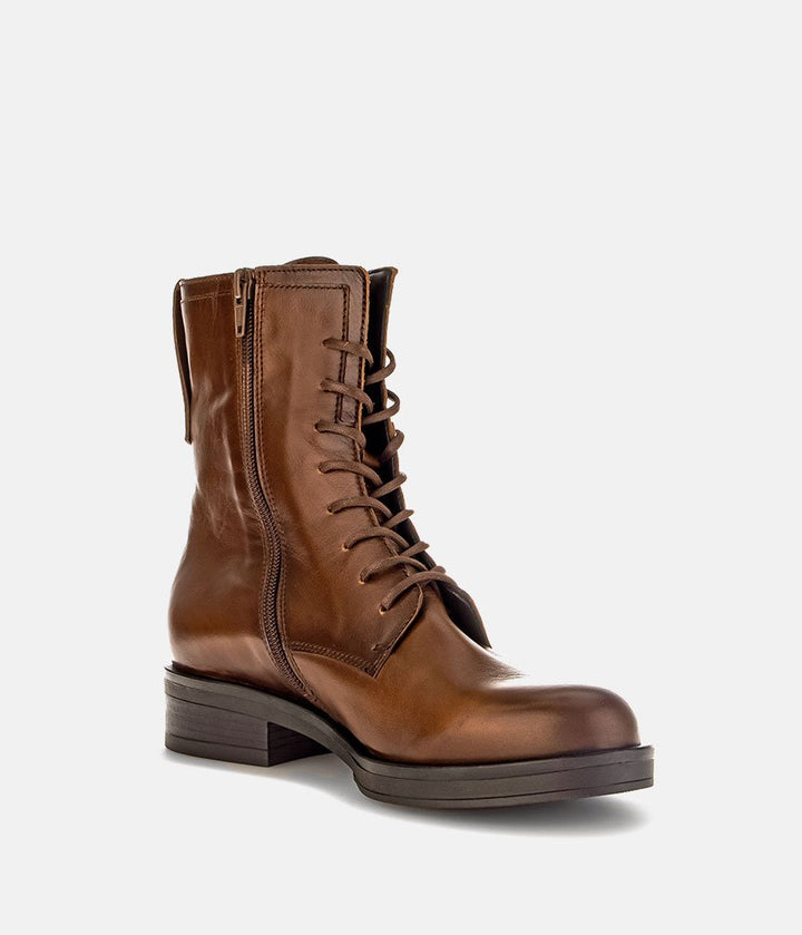 Gabor Classic Brown Leather Ankle Boots