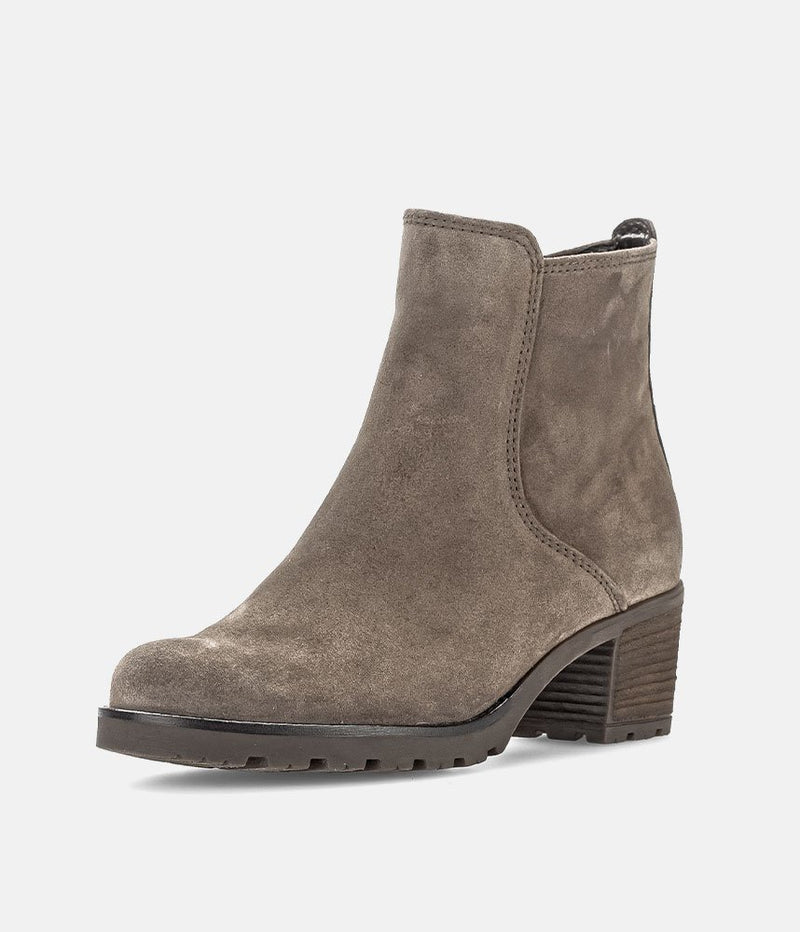 Gabor Classic Taupe Suede Ankle Boots