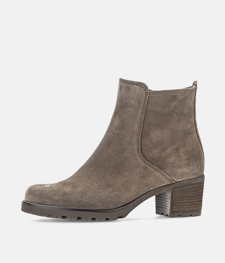 Gabor Classic Taupe Suede Ankle Boots