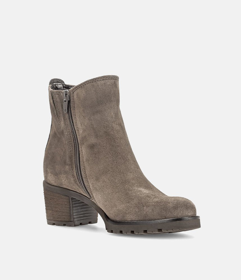 Gabor Classic Taupe Suede Ankle Boots