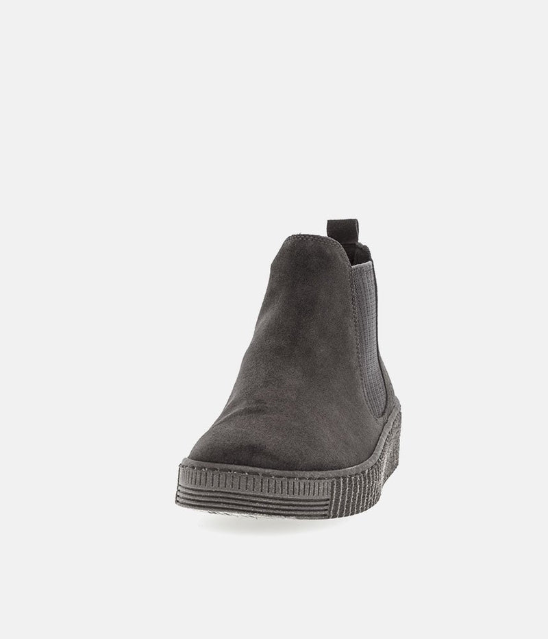 Gabor Casual Grey Suede Ankle Booties