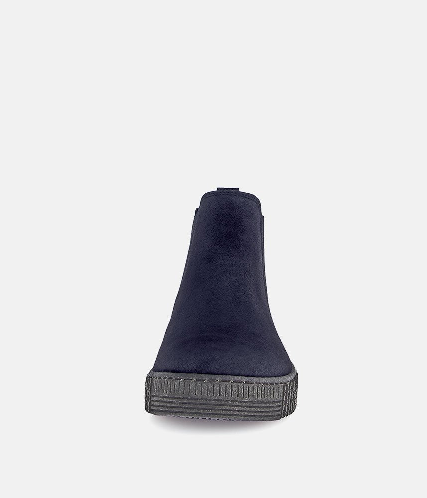 Gabor Casual Navy Suede Ankle Booties