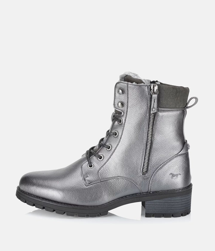 Mustang Trendy Dark Grey Ankle Boots