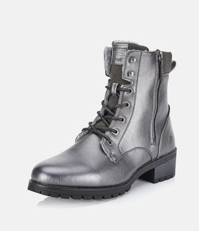 Mustang Trendy Dark Grey Ankle Boots