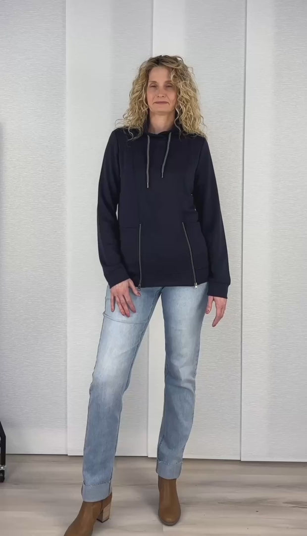 Funnel Neck Tall Sweatshirt