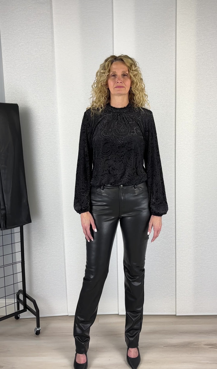 Tall Vegan Leather Pant