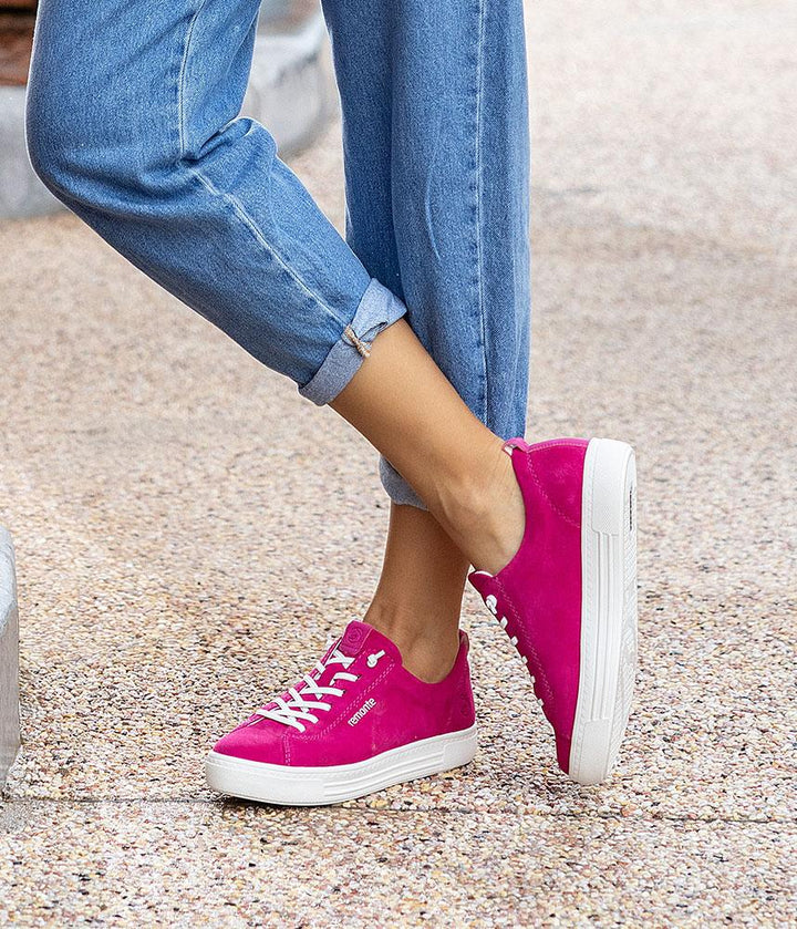 Remonte Trendy Pink Low Top Trainers