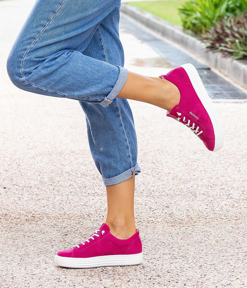 Remonte Trendy Pink Low Top Trainers