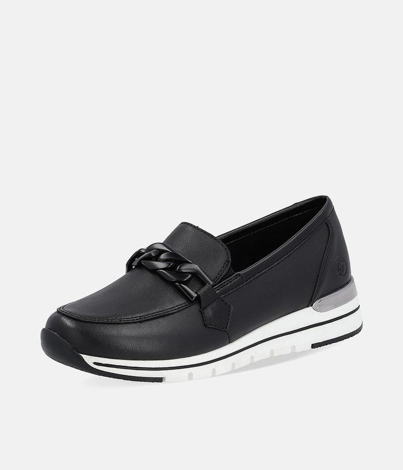 Remonte Sporty Stylish Black Loafers